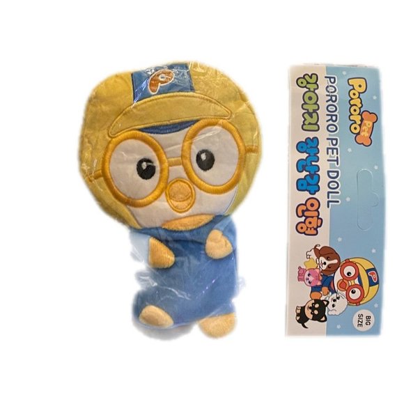 Pororo The Little Penguin Stuffed Petty Pet Doll Baby Kids Miniature Figure Toy - Picture 3 of 8